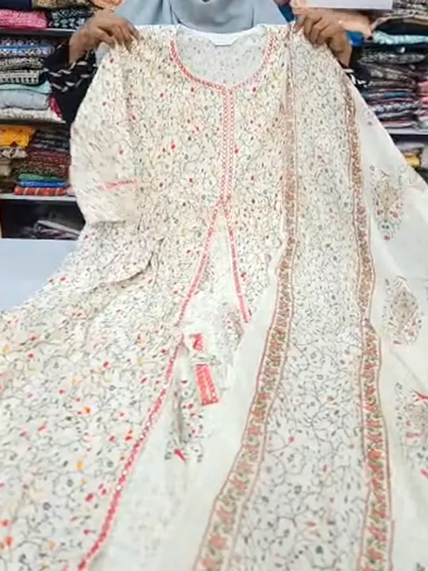 Anarkali Kurti with Dupatta Set | KS1169